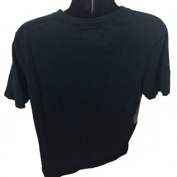 Blue, white specked, and black specked T-Shirt - Picture 3 of 4